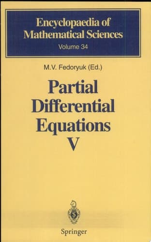 Partial Differential Equations V Asymptotic Methods for Partial Differential Equations