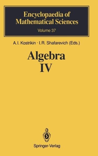 Algebra IV Infinite Groups. Linear Groups