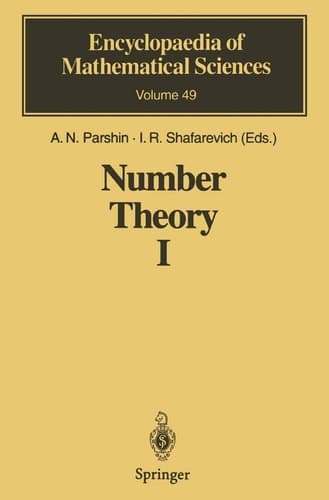 Introduction to Modern Number Theory: Fundamental Problems, Ideas and Theories (Encyclopaedia of Mathematical Sciences)