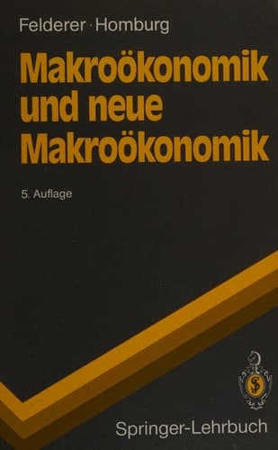 Makroökonomik und neue Makroökonomik