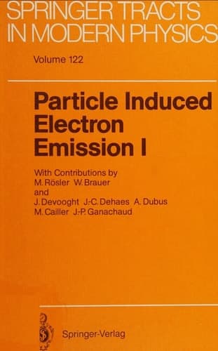 Particle Induced Electron Emission I
