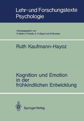 Kognition und Emotion in der frǬhkindlichen Entwicklung