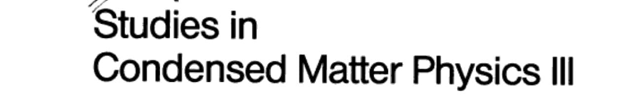 Computer Simulation Studies in Condensed Matter Physics III Proceedings of the Third Workshop Athens, GA, USA, February 12–16, 1990