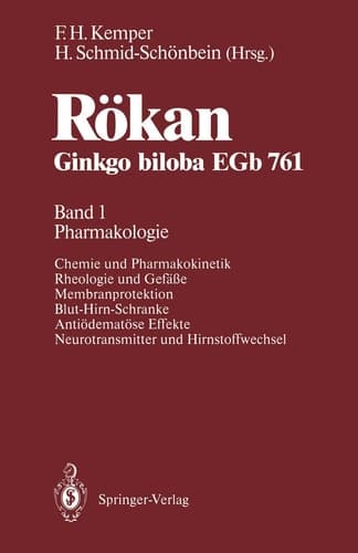 Rökan Ginkgo biloba EGb 761 Band 1: Pharmakologie