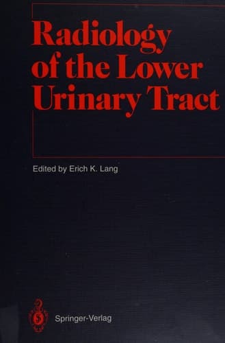 Radiology of the Lower Urinary Tract