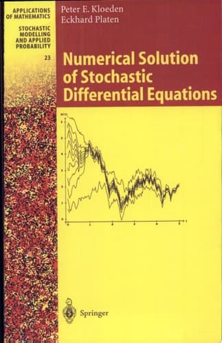 Numerical Solution of Stochastic Differential Equations