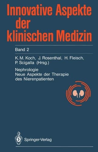 Nephrologie Neue Aspekte der Therapie des Nierenkranken