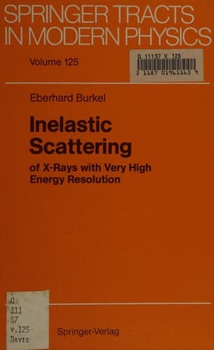 Inelastic Scattering of X-Rays with Very High Energy Resolution