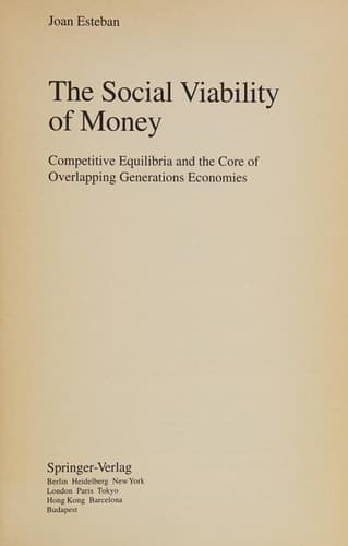 The Social Viability of Money Competitive Equilibria and the Core of Overlapping Generations Economies
