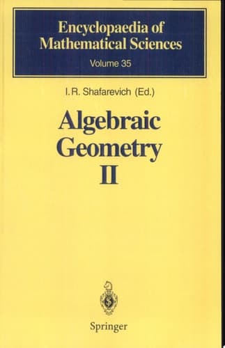 Algebraic Geometry II Cohomology of Algebraic Varieties. Algebraic Surfaces