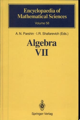 Algebra VII Combinatorial Group Theory : Applications to Geometry