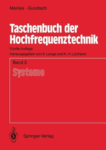 Taschenbuch der Hochfrequenztechnik III Systeme
