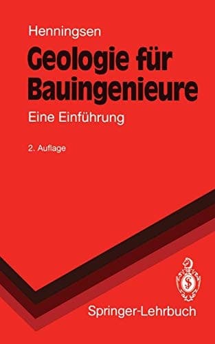 Geologie Für Bauingenieure Eine Einführung