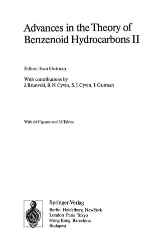 Advances in the Theory of Benzenoid Hydrocarbons II
