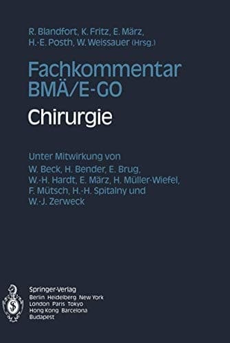 Fachkommentar BMÄ/E-GO: Chirurgie (German Edition)
