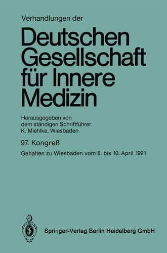 Verhandlungen der Deutschen Gesellschaft für Innere Medizin