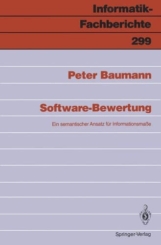 Software-Bewertung Ein semantischer Ansatz für Infomationsmaße