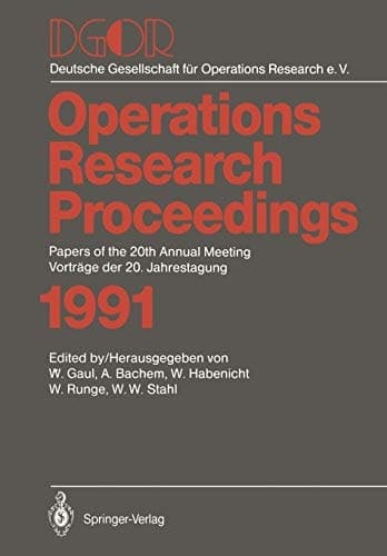 DGOR Papers of the 20th Annual Meeting / Vorträge der 20. Jahrestagung