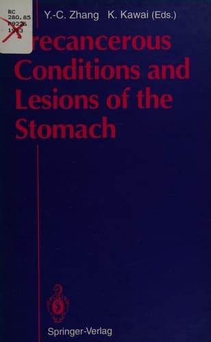 Precancerous Conditions and Lesions of the Stomach