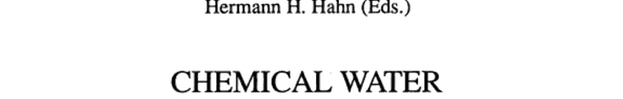 Chemical Water and Wastewater Treatment II Proceedings of the 5th Gothenburg Symposium 1992, September 28–30, 1992, Nice, France