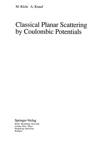 Classical Planar Scattering by Coulombic Potentials