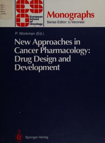 New Approaches in Cancer Pharmacology: Drug Design and Development