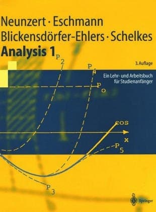 Analysis 1 Ein Lehr- und Arbeitsbuch Für Studienanfänger