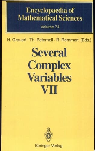 Several Complex Variables VII Sheaf-Theoretical Methods in Complex Analysis
