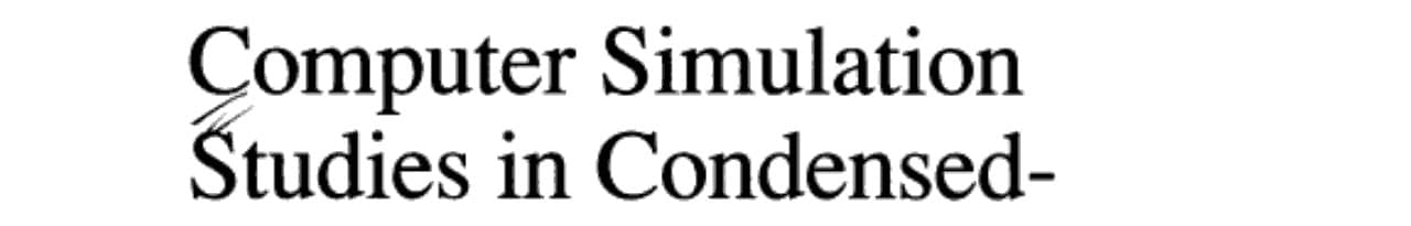 Computer Simulation Studies in Condensed-Matter Physics V Proceedings of the Fifth Workshop Athens, GA, USA, February 17–21, 1992
