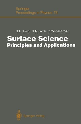 Surface Science Principles and Applications