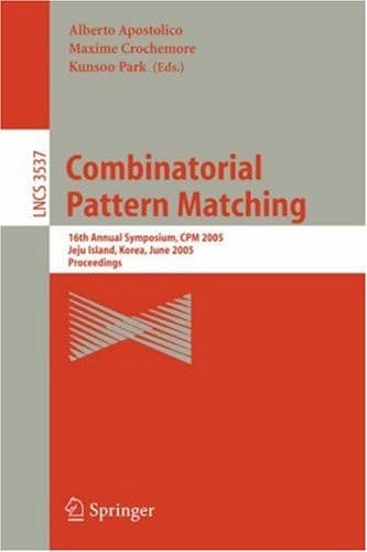 Combinatorial Pattern Matching 4th Annual Symposium, CPM 93, Padova, Italy, June 2-4, 1993. Proceedings
