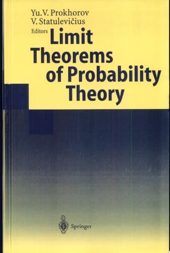 Limit Theorems of Probability Theory