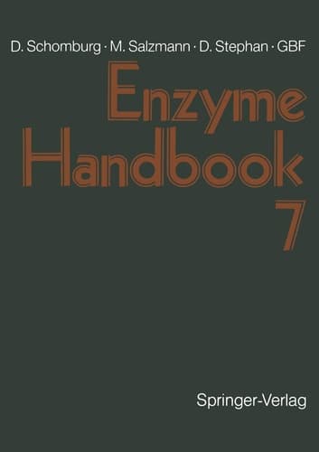 Enzyme Handbook 7 Class 1.5–1.12: Oxidoreductases