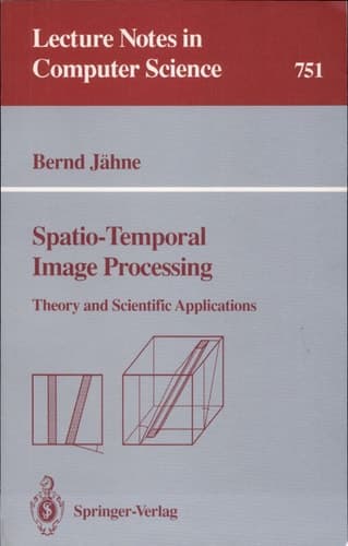 Spatio-Temporal Image Processing Theory and Scientific Applications