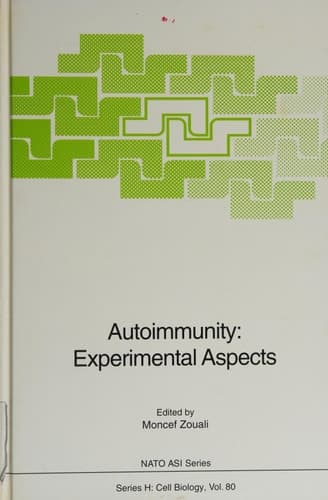Autoimmunity: Experimental Aspects (Nato ASI Subseries H:)