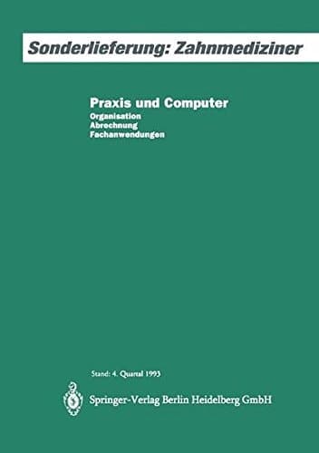 Praxis Und Computer Zahnmed. (Grundwerk+1.-20.NL+Sonderlief.)