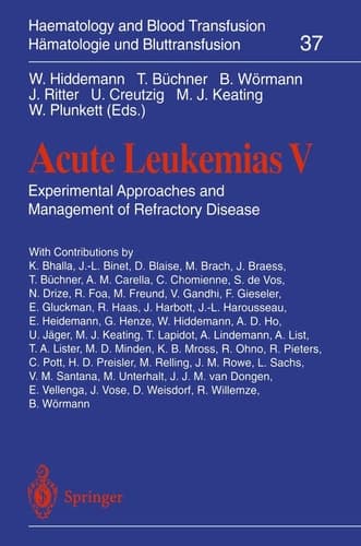Acute Leukemias V Experimental Approaches and Management of Refractory Disease