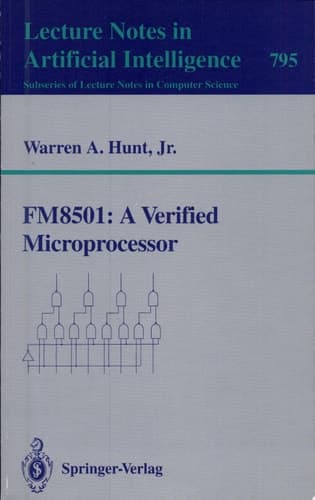 FM8501: A Verified Microprocessor