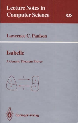 Isabelle A Generic Theorem Prover