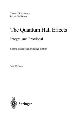 The Quantum Hall Effects Integral and Fractional