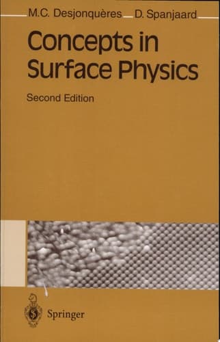 Concepts in Surface Physics 2ème édition