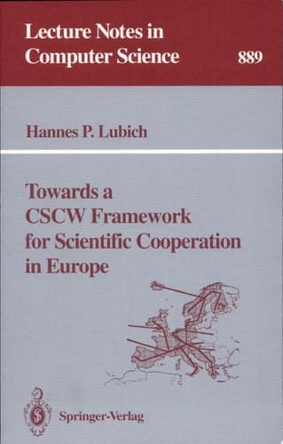 Towards a CSCW Framework for Scientific Cooperation in Europe