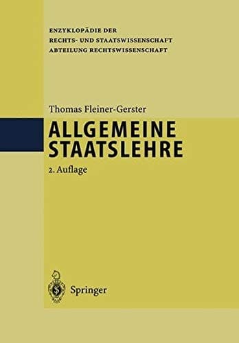 Allgemeine Staatslehre Über die konstitutionelle Demokratie in einer multikulturellen globalisierten Welt