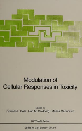 Modulation of Cellular Responses in Toxicity (Nato ASI Subseries H:)