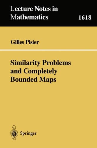 Similarity Problems and Completely Bounded Maps 1995-1996