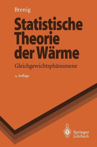Statistische Theorie der Wärme Gleichgewichtsphänomene