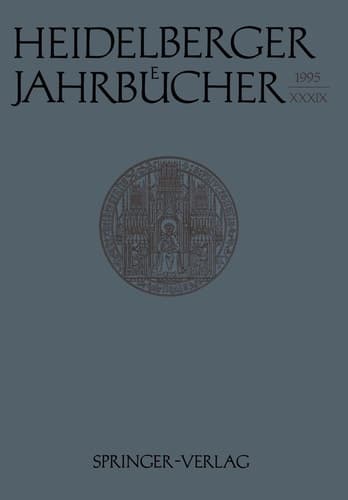 Heidelberger Jahrbücher
