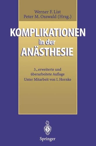Komplikationen in der Anästhesie.