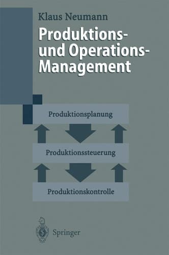 Produktions- und Operationsmanagement mit 46 Tabellen