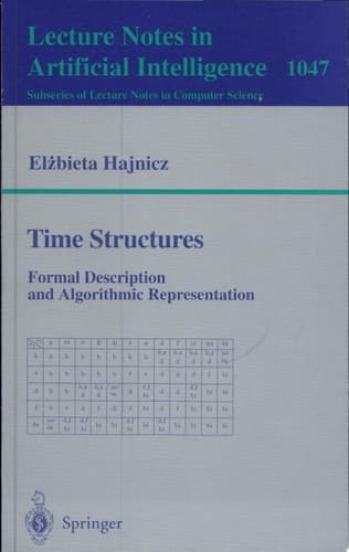 Time Structures Formal Description and Algorithmic Representation